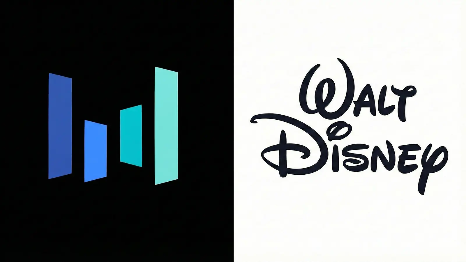 Ein Disney und Bytedance Logo